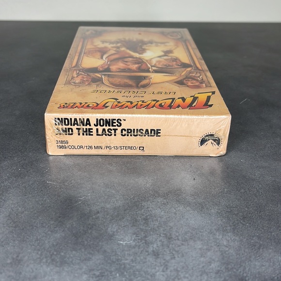 Indiana Jones and the Last Crusade VHS 1989 Paramount Watermarks New Sealed - Picture 5 of 7